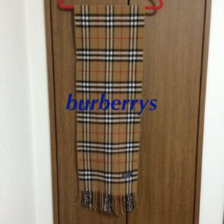 バーバリー(BURBERRY)のバーバリー 羊毛 マフラー チェック(マフラー/ショール)