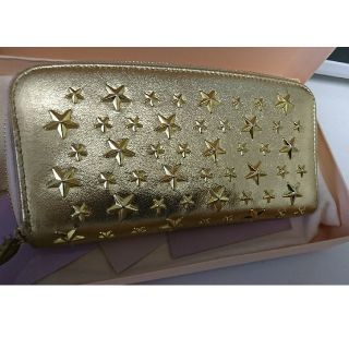 ジミーチュウ(JIMMY CHOO)のネロリ様専用！☆美品☆ JIMMY CHOO ゴールド スタッズ 財布(財布)