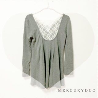 マーキュリーデュオ(MERCURYDUO)のバックレースフレアーワンピ(ミニワンピース)