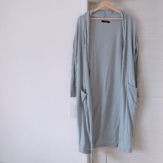 ダブルクローゼット(w closet)ののの様専用 ロングカーディガン グレー w closet(カーディガン)