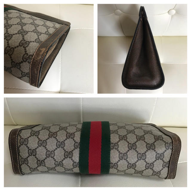 Gucci(グッチ)のGUCCI オールドグッチ シェリーライン クラッチ セカンド バッグ アクセコ レディースのバッグ(クラッチバッグ)の商品写真
