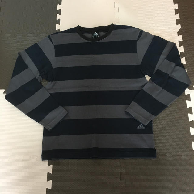 adidas(アディダス)のADIDAS アディダス ボーダー シャツ ロンT メンズのトップス(Tシャツ/カットソー(七分/長袖))の商品写真