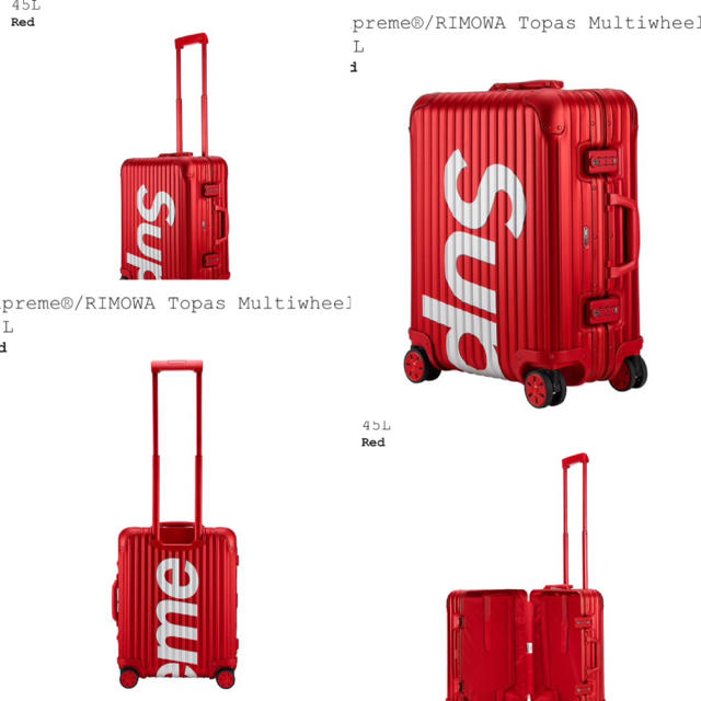 Supreme - RIMOWA Topas Multiwheel 45L