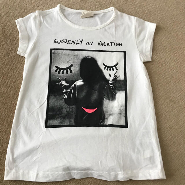 ZARA KIDS(ザラキッズ)のZARA Ｔシャツ 110センチ キッズ/ベビー/マタニティのキッズ服女の子用(90cm~)(Tシャツ/カットソー)の商品写真