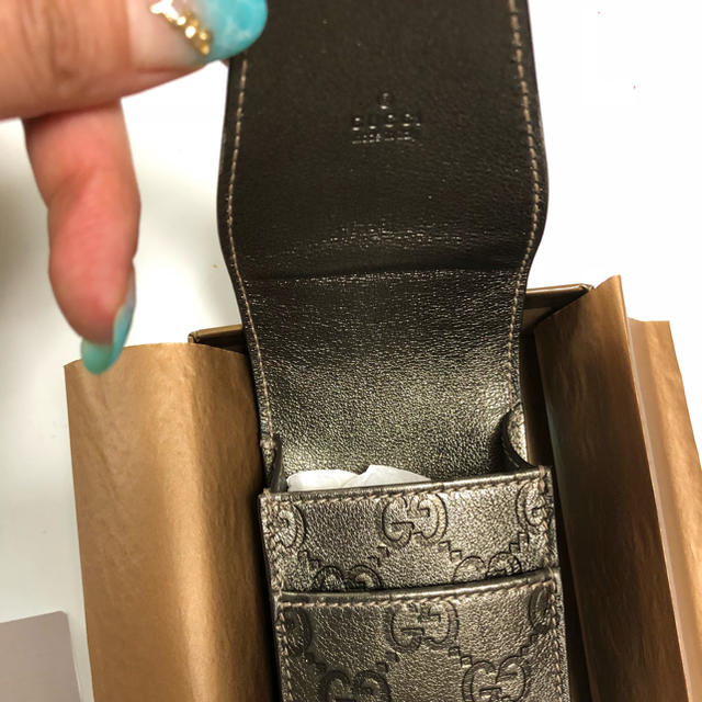 Gucci(グッチ)の新品未使用GUCCIタバコケース レディースのファッション小物(ポーチ)の商品写真