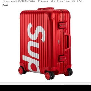 シュプリーム(Supreme)のSupreme rimowa 45l(トラベルバッグ/スーツケース)