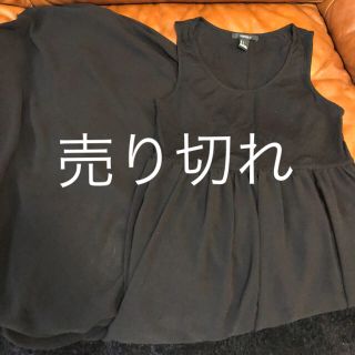 フォーエバートゥエンティーワン(FOREVER 21)の専用  透け感スカート マキシワンピース(ロングワンピース/マキシワンピース)