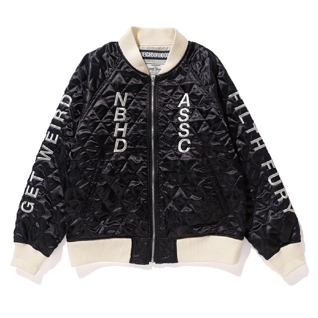 assc neighborhood souvenir jacket black assc neighborhood souvenir jacket black