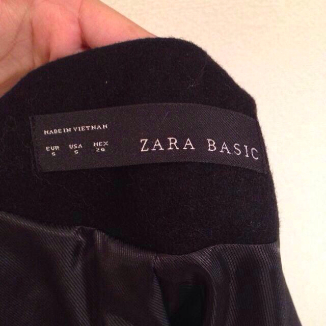 ZARA(ザラ)のZARAのウールコート レディースのジャケット/アウター(ノーカラージャケット)の商品写真