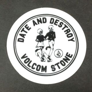 ボルコム(volcom)のVOLCOM ボルコム【DATE&DESTROY STICKER】 ステッカー(スケートボード)