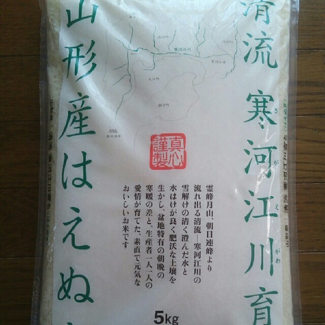 山形県産はえぬき20kg　米/穀物