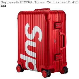 シュプリーム(Supreme)のSupreme RIMOWA 45L(トラベルバッグ/スーツケース)