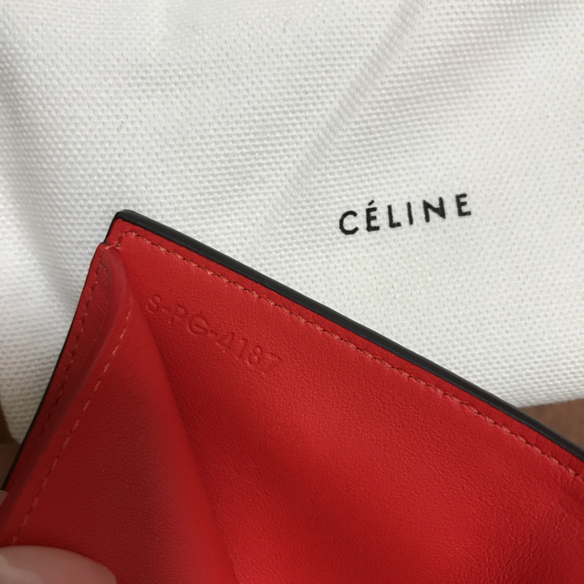 celine - みーちゃん213 セリーヌ 三つ折り財布