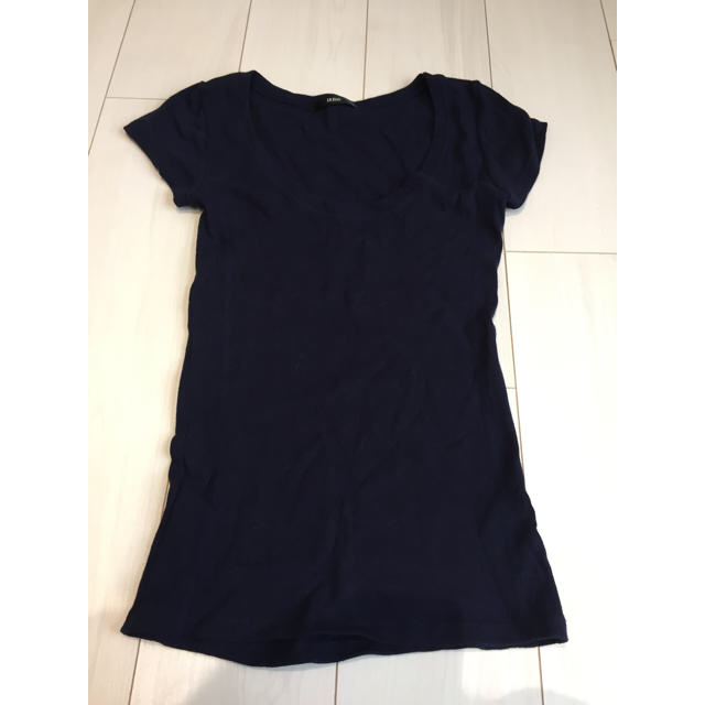 DURAS(デュラス)のデュラス Tシャツ 紺 レディースのトップス(Tシャツ(半袖/袖なし))の商品写真