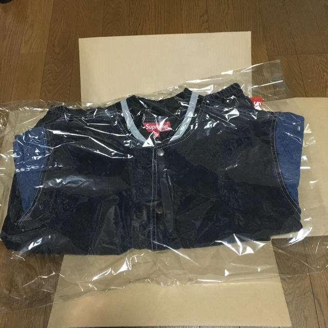 Supreme denim varsity jacket M size