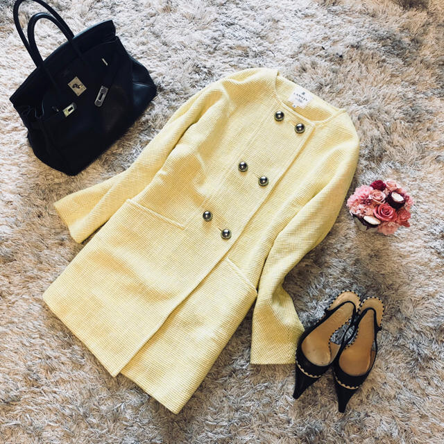 LANVIN en Bleu - 美品 ランバンオンブルー チェスターコート