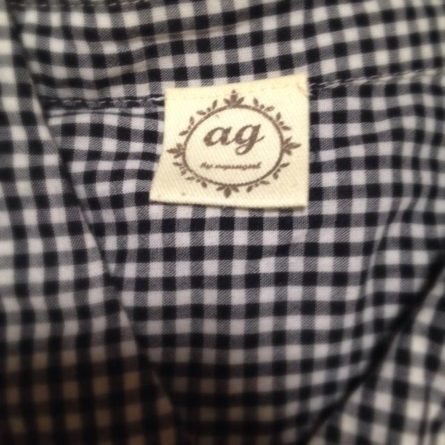 aquagirl(アクアガール)のaquagirl ギンガムチェックシャツ レディースのトップス(シャツ/ブラウス(半袖/袖なし))の商品写真