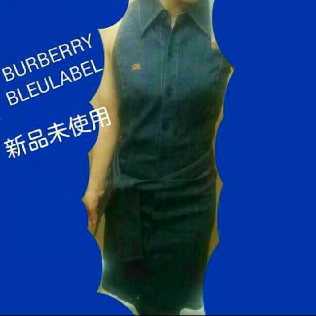 BURBERRY BLUE LABEL - 新品＊ノースリーブデニムワンピース の通販 by