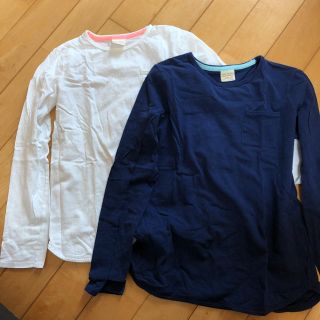 ザラキッズ(ZARA KIDS)の150ZaraGirlsシンプルロンT2枚セットで(Tシャツ/カットソー)