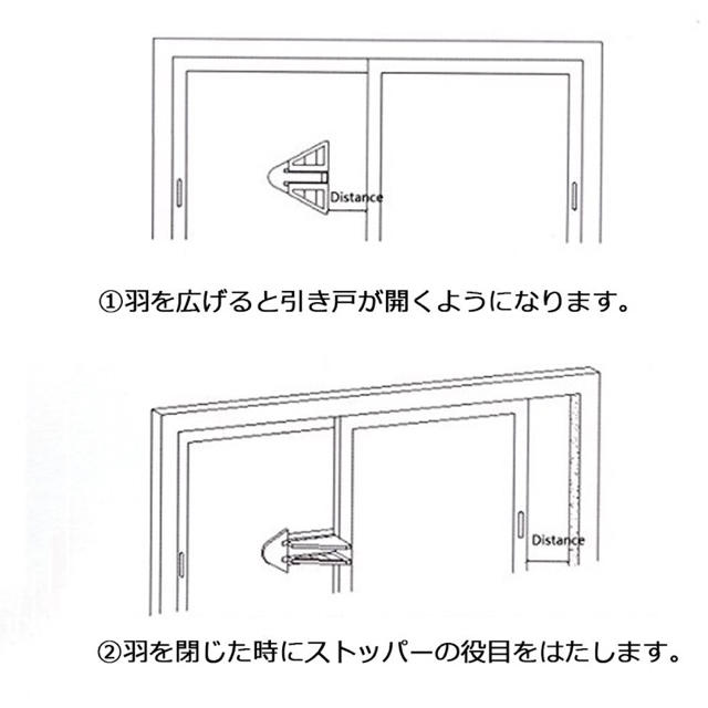 マビーカ チャイルドロック ストッパー 【２個】 キッズ/ベビー/マタニティの寝具/家具(ドアロック)の商品写真