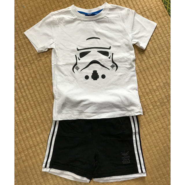 adidas(アディダス)のadidas original アディダス 子供 キッズ 半袖 ハーフパンツ  キッズ/ベビー/マタニティのキッズ服男の子用(90cm~)(Tシャツ/カットソー)の商品写真