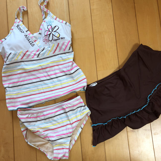 160水着タンキニ キッズ/ベビー/マタニティのキッズ服女の子用(90cm~)(水着)の商品写真