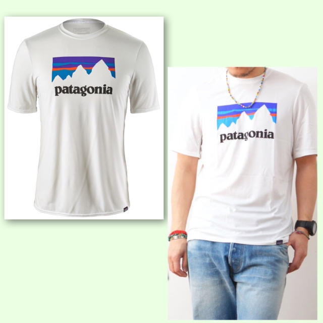 patagonia(パタゴニア)のパタゴニア キャプリーン デイリーグラフィック Tシャツ S Patagonia メンズのトップス(Tシャツ/カットソー(半袖/袖なし))の商品写真