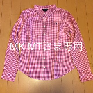 ポロラルフローレン(POLO RALPH LAUREN)のラルフローレン 150 ギンガムチェックシャツ(ブラウス)