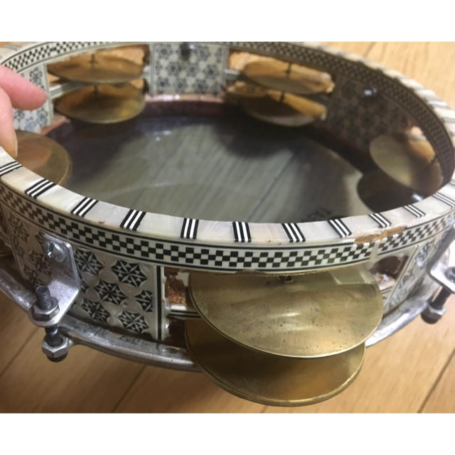 エジプシャン レク タンバリン 希少品 (レク(リク) 中東打楽器 エジプシャン レク タンバリン 希少品 (レク(リク) 中東打楽器