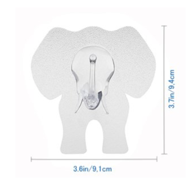 rurutan様専用☆透明フック 象さん 6個入り インテリア/住まい/日用品のインテリア小物(その他)の商品写真