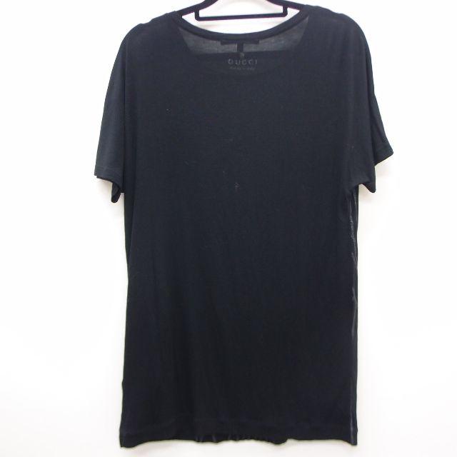 Gucci(グッチ)の美品 グッチ ラメ Tシャツ ブラック Mサイズ　 レディースのトップス(Tシャツ(半袖/袖なし))の商品写真