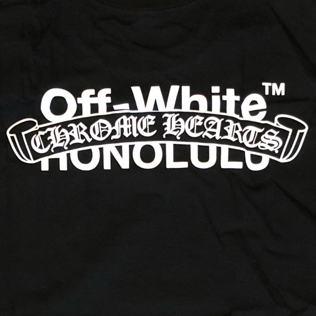 OFF-WHITE(オフホワイト)のOFF WHITE × Chrome Hearts tee メンズのトップス(Tシャツ/カットソー(半袖/袖なし))の商品写真