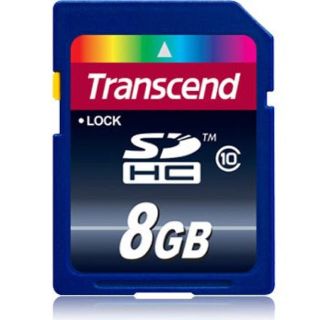 トランセンド(Transcend)の【新品未開封】SDHCメモリーカードCLASS10 8GB(PC周辺機器)