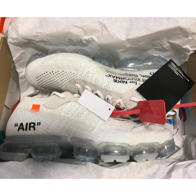 27.0cm Offwhite vapormax nike