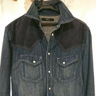 アズールバイマウジー(AZUL by moussy)のアズール シャツ デニム(シャツ)