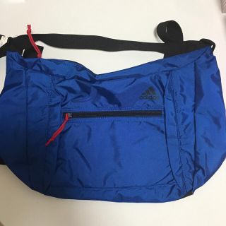 アディダス(adidas)のadidas ショルダーバック 12L 新品  ブルー 値下げしました(その他)