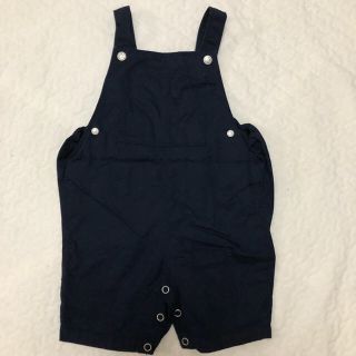 プチバトー(PETIT BATEAU)の☆美品☆ petitbateau サロペット ネイビー 18m(カバーオール)