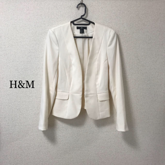 H&M(エイチアンドエム)のノーカラージャケット レディースのジャケット/アウター(ノーカラージャケット)の商品写真