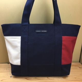 トミーヒルフィガー(TOMMY HILFIGER)の新品★トミー★トリコロールカラー！トートバッグ(トートバッグ)