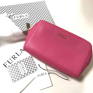 フルラ(Furla)のFURLA レザーポーチ Lサイズ(ポーチ)