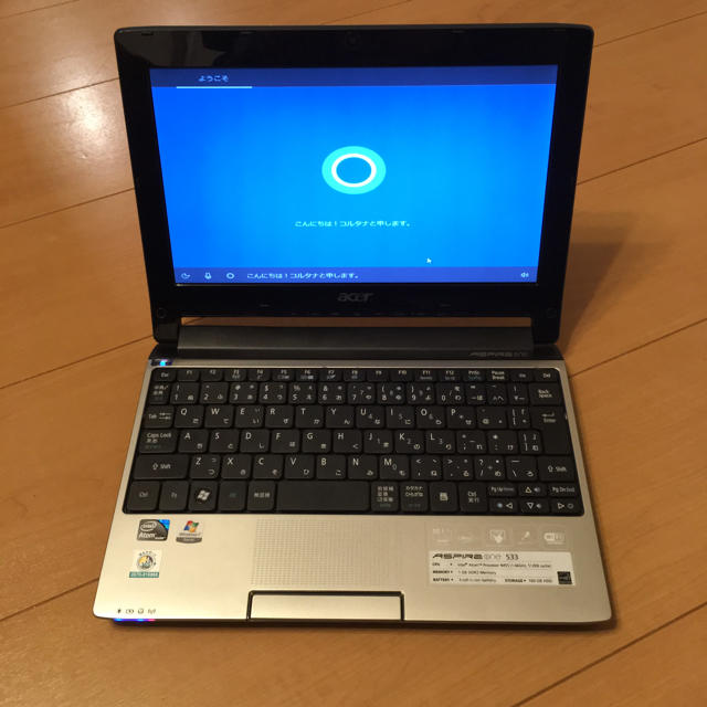 Acer(エイサー)のacer / aspire one 533 メモリ2GB Windows10 スマホ/家電/カメラのPC/タブレット(ノートPC)の商品写真