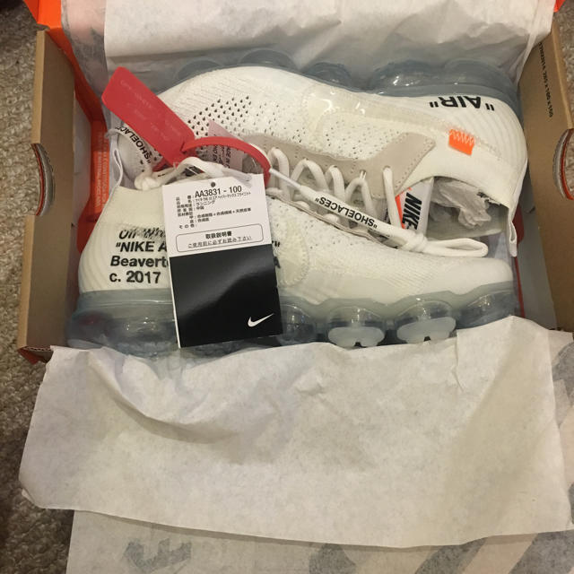 NIKE off-white AIR VAPORMAX 24cm