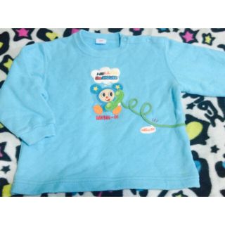 ミニケー(MINI-K)の【ミニK】テレフォンマウスくんブルートレーナー♪～90～(Tシャツ/カットソー)