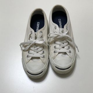 コンバース(CONVERSE)のジャックパーセルWhite22.5(スニーカー)