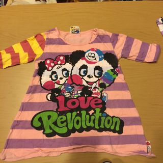 ラブレボリューション(LOVE REVOLUTION)のラブレボリューション ＡラインTシャツ(Tシャツ/カットソー)