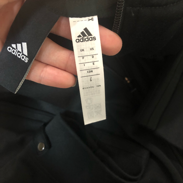 moussy(マウジー)の美品 MOUSSY adidas コラボ ロングパーカー レディースのトップス(パーカー)の商品写真