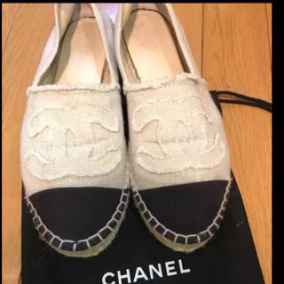 シャネル(CHANEL)の大人気！シャネル エスパドリーユ  サイズ38(スリッポン/モカシン)