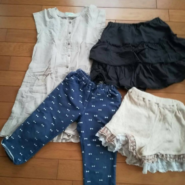 3can4on(サンカンシオン)の美品　夏服まとめ売り　130㎝　女の子　ワンピース　サンカンシオン、ユニクロ等 キッズ/ベビー/マタニティのキッズ服女の子用(90cm~)(ワンピース)の商品写真