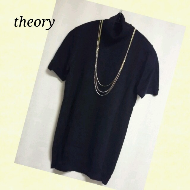 theory(セオリー)のtheory   秋冬薄手半袖ニット レディースのトップス(ニット/セーター)の商品写真