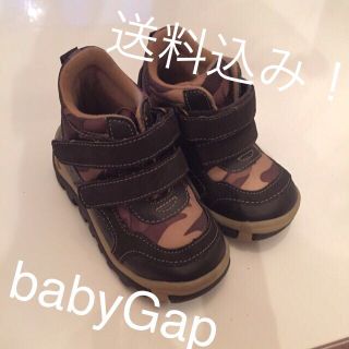 ベビーギャップ(babyGAP)のbabyGap迷彩柄ハイカットスニーカー(その他)